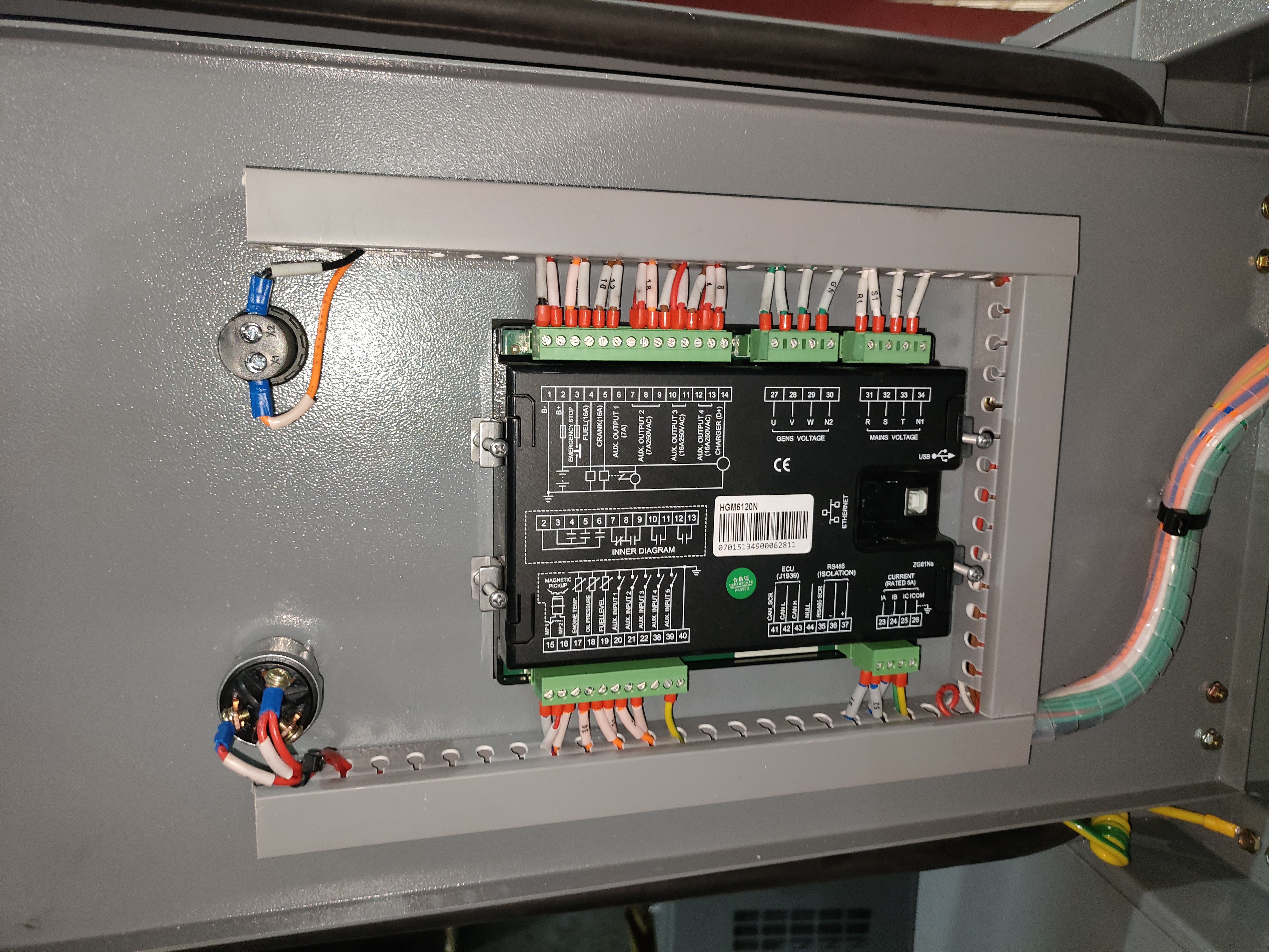 SmartGen Controller backside