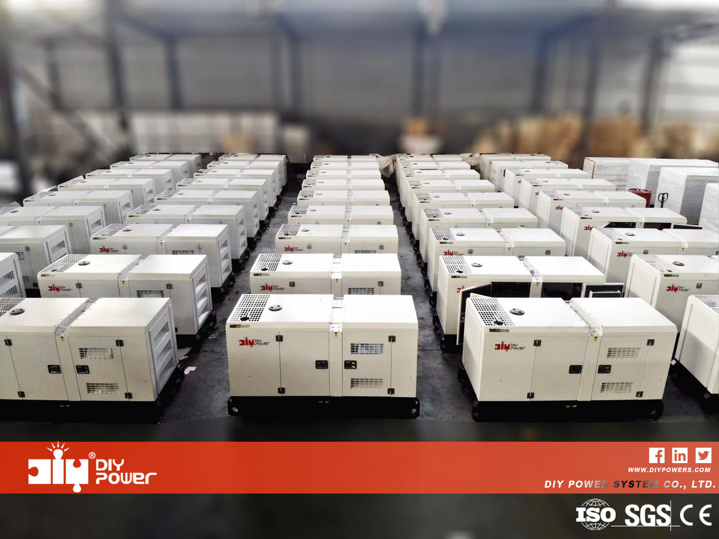 DIY-KF83 KOFO 4RT55-88D Diesel Generator Set 60kW 75kVA 50Hz with China Ricardo Engine
