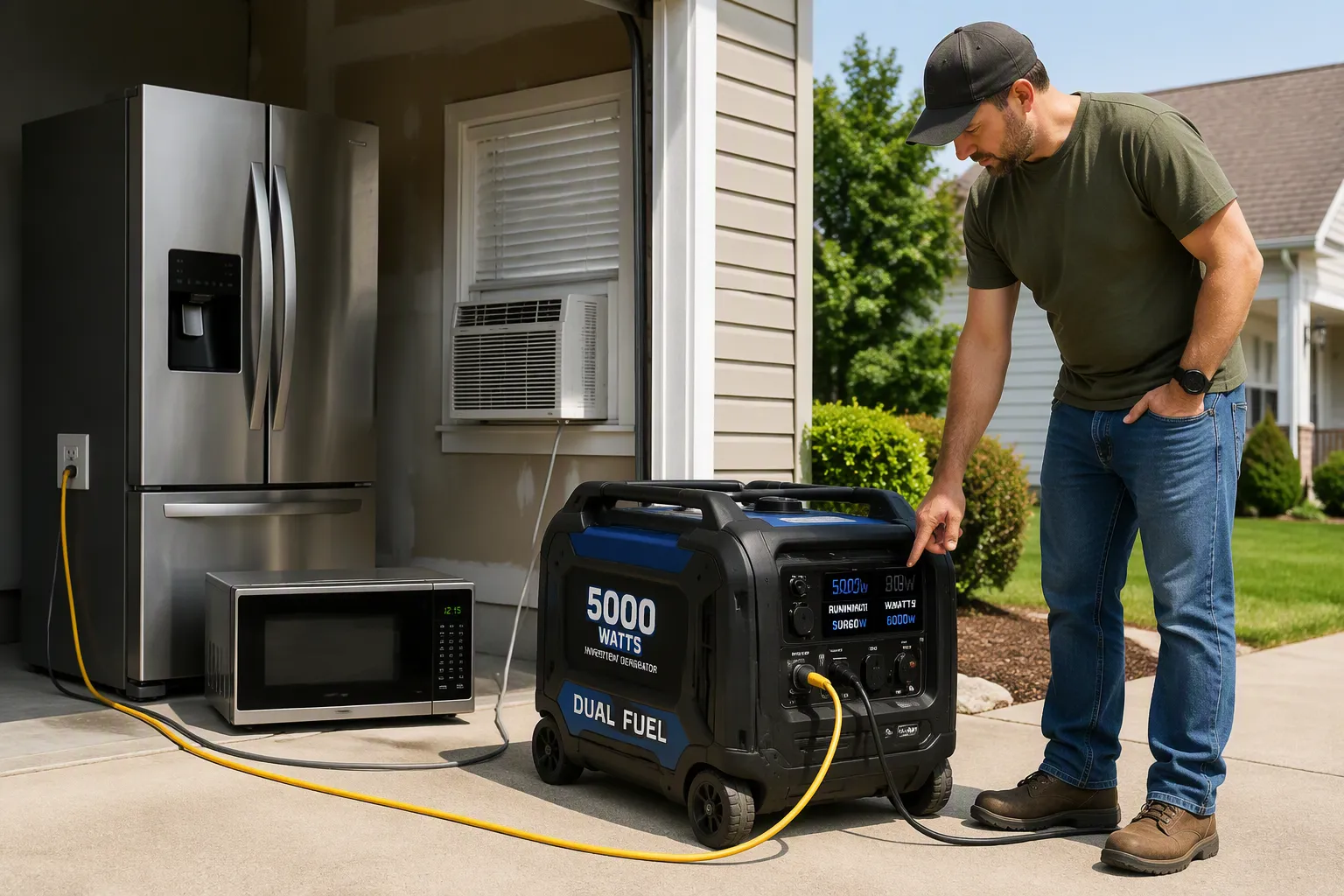 What A 5000-Watt Inverter Generator Can Run