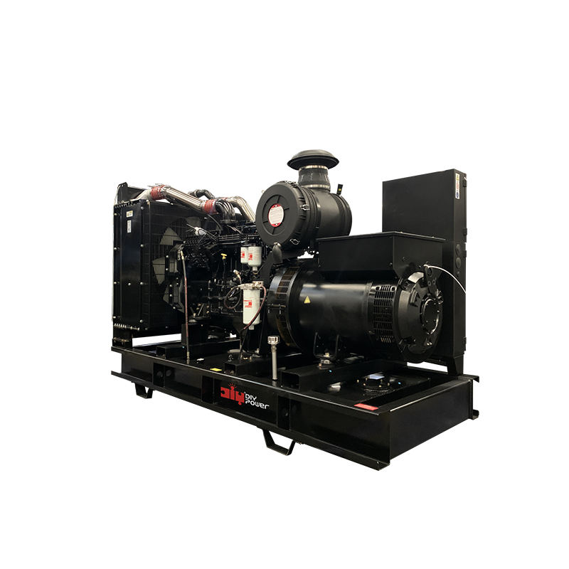 Standby natural gas generator installation